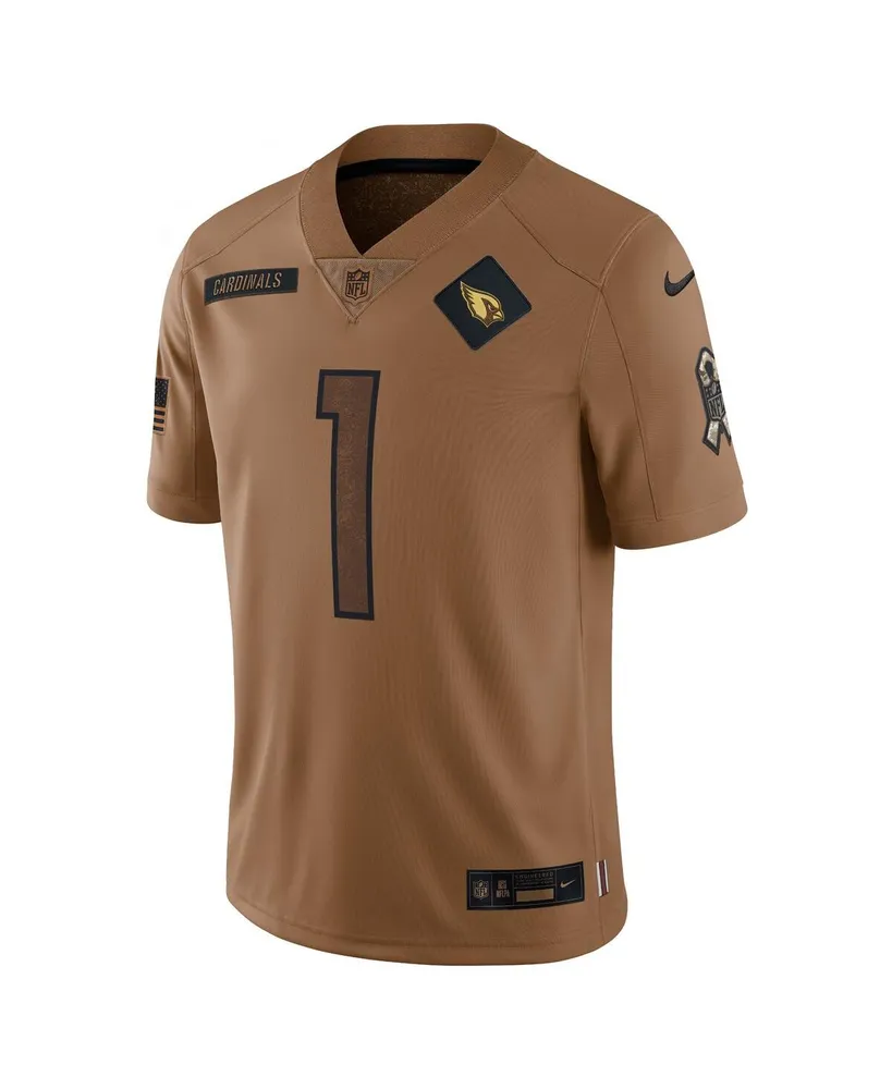 Men's Nike Kyler Murray Brown Distressed Arizona Cardinals 2023 Salute To Service Limited Jersey