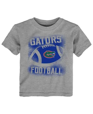Toddler Boys and Girls Heather Gray Florida Gators Stencil T-shirt
