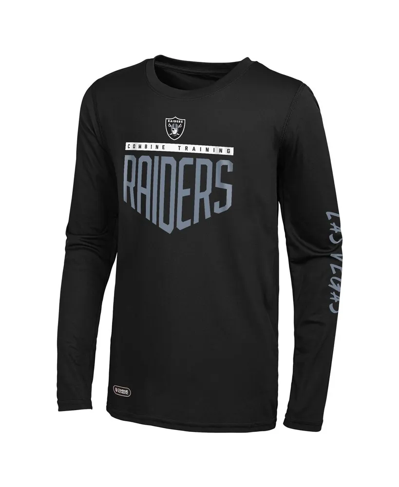 Men's Black Las Vegas Raiders Impact Long Sleeve T-shirt