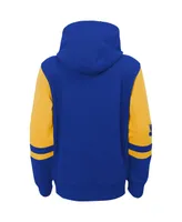 Preschool Boys and Girls Outerstuff Blue St. Louis Blues Face Off Full Zip Hoodie