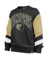 Women's '47 Brand Black Memphis Grizzlies 2023/24 City Edition Nova Crew Sweatshirt