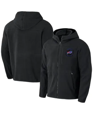 Men's Nfl x Darius Rucker Collection by Fanatics Black Buffalo Bills Sherpa Full-Zip Hoodie