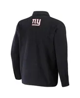 Men's Nfl x Darius Rucker Collection by Fanatics Charcoal New York Giants Shacket Full-Snap Jacket