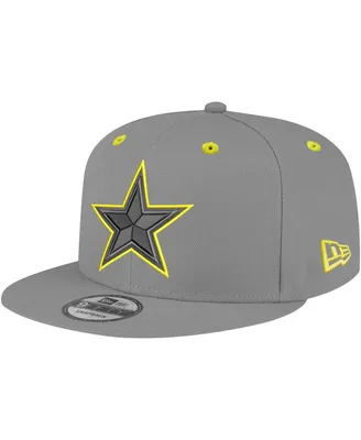 Men's New Era Graphite Dallas Cowboys Volt 9FIFTY Snapback Hat