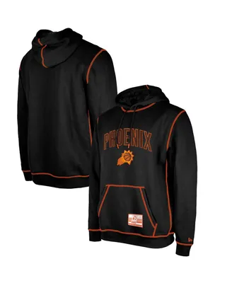 Men's New Era Black Phoenix Suns 2023/24 City Edition Satin Stitch Elite Pack Pullover Hoodie