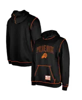 Men's New Era Black Phoenix Suns 2023/24 City Edition Satin Stitch Elite Pack Pullover Hoodie