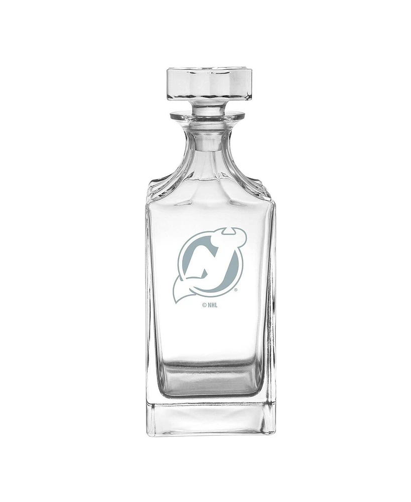 New Jersey Devils Etched Decanter