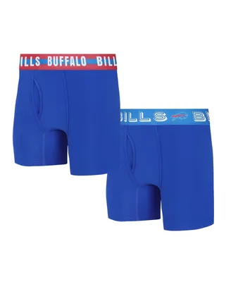 Men's Concepts Sport Buffalo Bills Gauge Knit Boxer Brief Two-Pack