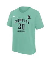 Big Boys and Girls Breanna Stewart Mint New York Liberty Rebel Edition Name and Number T-shirt