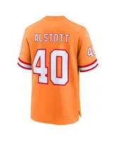 Big Boys Nike Mike Alstott Orange Tampa Bay Buccaneers Retired Player Game Jersey