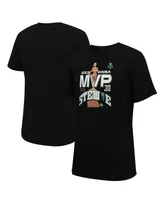 Men's and Women's Stadium Essentials Breanna Stewart Black New York Liberty 2023 Wnba Mvp T-shirt