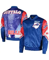 Men's Chalk Line Royal Buffalo Bills Fanimation Satin Full-Snap Jacket