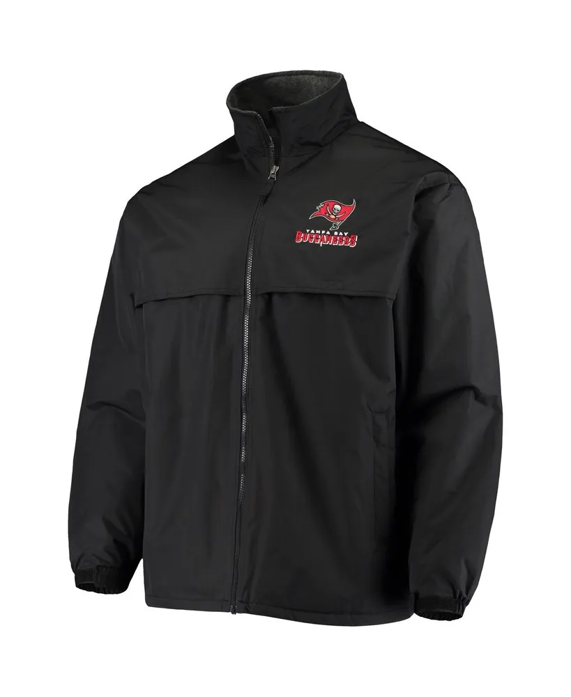 Men's Dunbrooke Black Tampa Bay Buccaneers Triumph Fleece Full-Zip Jacket