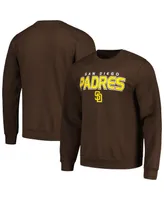 Men's Stitches Brown San Diego Padres Pullover Sweatshirt