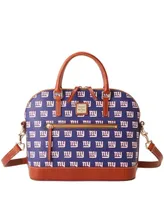 Women's Dooney & Bourke New York Giants Signature Domed Zip Satchel Purse