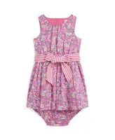 Polo Ralph Lauren Baby Girls Floral Cotton Poplin Dress