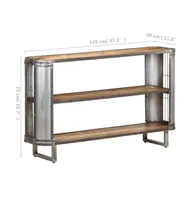 Sideboard 47.2"x11.8"x28.7" Solid Mango Wood