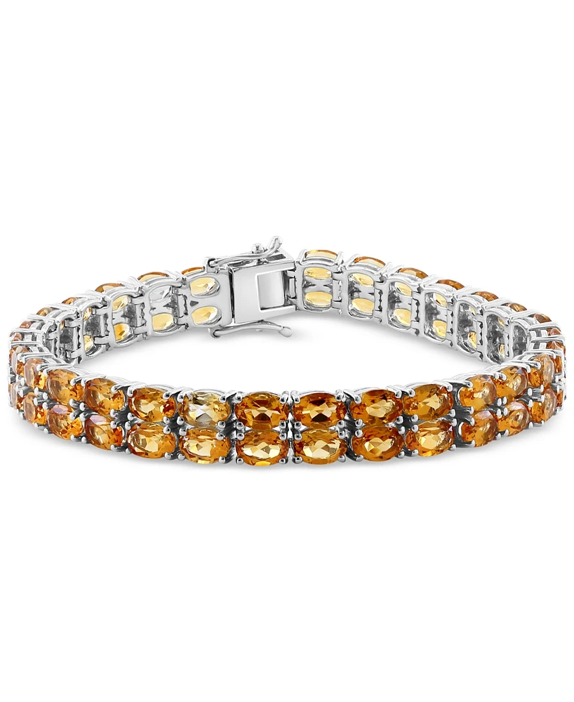 Effy Amethyst Tennis Bracelet (25-1/3 ct. t.w.) Sterling Silver. (Also available Citrine & Blue Topaz)