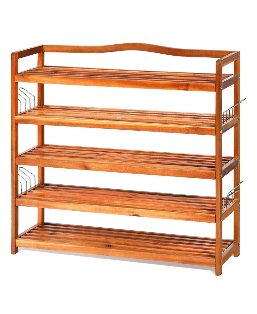 Large 7ft Tall Pallet Wood Shoe Rack / Plus One 2x4 