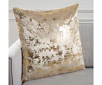 Safavieh Edmee Metallic 18" x 18" Pillow