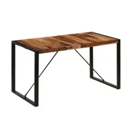 Dining Table 55.1"x27.6"x29.5" Solid Sheesham Wood