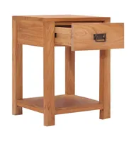 Bedside Cabinet 13.8"x13.8"x19.7" Solid Wood Teak