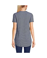 Lands' End Petite Moisture Wicking Upf Sun T-Shirt