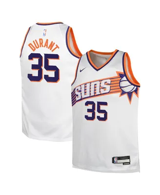 Big Boys Nike Kevin Durant White Phoenix Suns Swingman Jersey - Association Edition