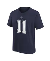 Preschool Boys and Girls Nike Micah Parsons Navy Dallas Cowboys Player Name Number T-shirt