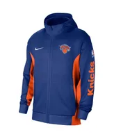 Men's Nike Blue New York Knicks 2023/24 Authentic Showtime Full-Zip Hoodie