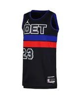 Men's and Women's Jordan Jaden Ivey Black Detroit Pistons Swingman Jersey - Statement Edition