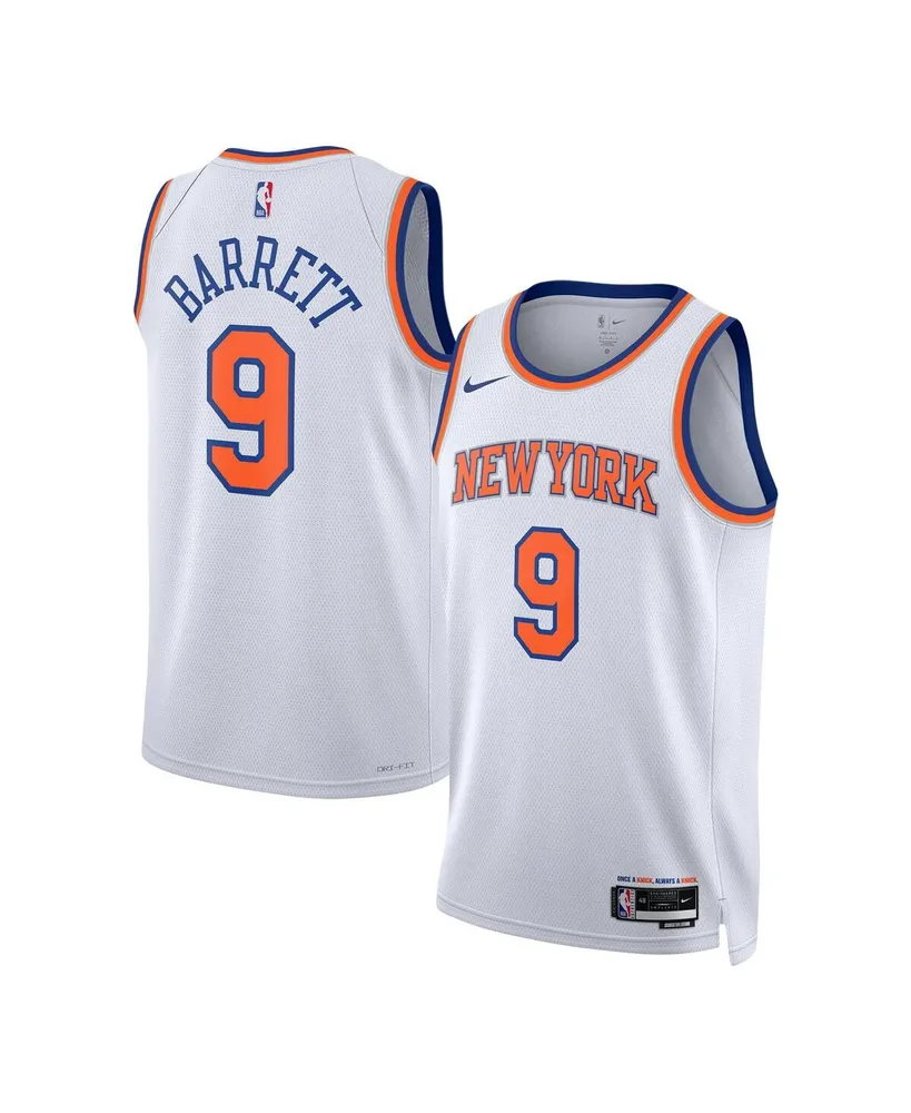 Men's and Women's Nike Rj Barrett White New York Knicks Swingman Jersey - Association Edition