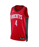 Men's and Women's Nike Jalen Green Red Houston Rockets Swingman Jersey - Icon Edition