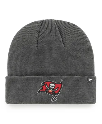 Men's '47 Brand Graphite Tampa Bay Buccaneers Primary Basic Cuffed Knit Hat