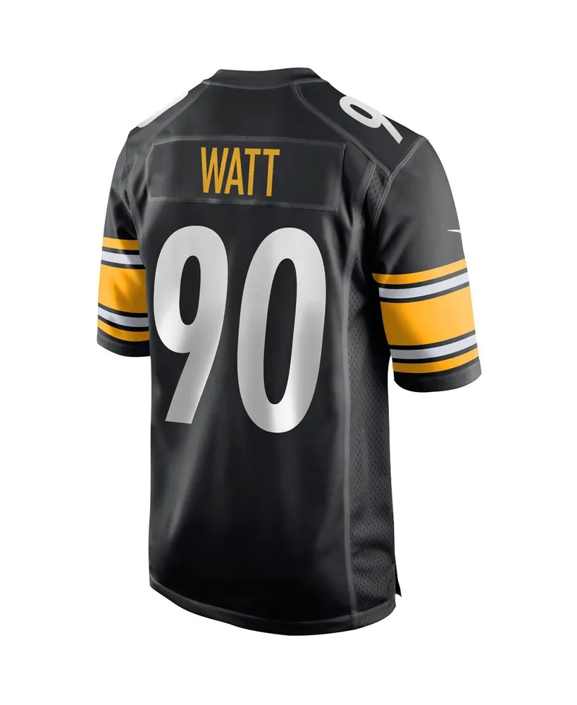Men's Nike T.j. Watt Black Pittsburgh Steelers Game Jersey