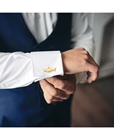 Gold Shark Cufflinks