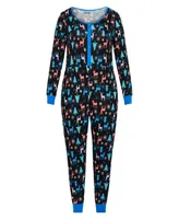 Plus Festive Print Onesie