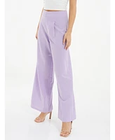 Quiz Women's Linen Palazzo Trouser