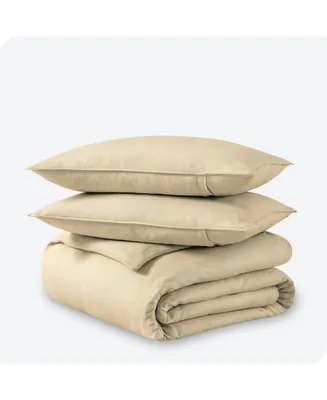 Bare Home Linen Queen Duvet Cover Set