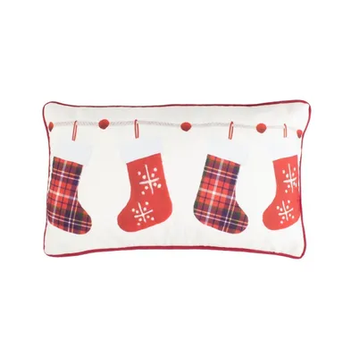 Safavieh Holly Jolly 12" x 20" Pillow