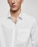 Mango Men's Classic-Fit Poplin Shirt