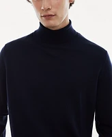 Mango Men's 100% Merino Wool Turtleneck Sweater