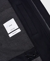Mango Men's Pockets Detail Short Wool Coat