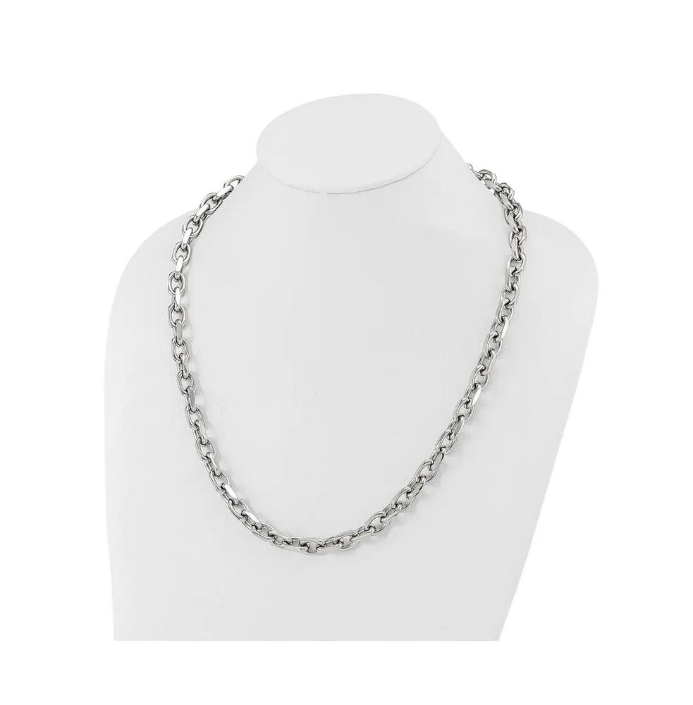 Chisel Stainless Steel 24 inch Cable Chain Necklace