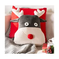 Safavieh Reno Reindeer 12" x 12" Pillow