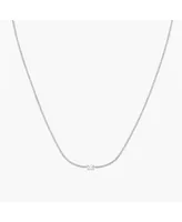 Bearfruit Jewelry Sterling Silver Sena Pendant Snake Necklace, 14"-16"