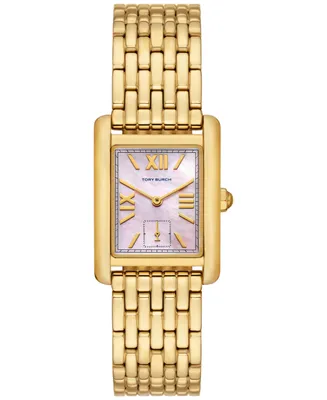 Tory Burch Women's The Eleanor Gold-Tone Stainless Steel Bracelet Watch 25mm
