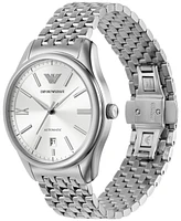 Emporio Armani Men's Automatic Stainless Steel Bracelet Watch 41mm