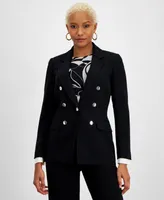 Bar Iii Women's Faux Double-Breasted Blazer, Created for Macy's