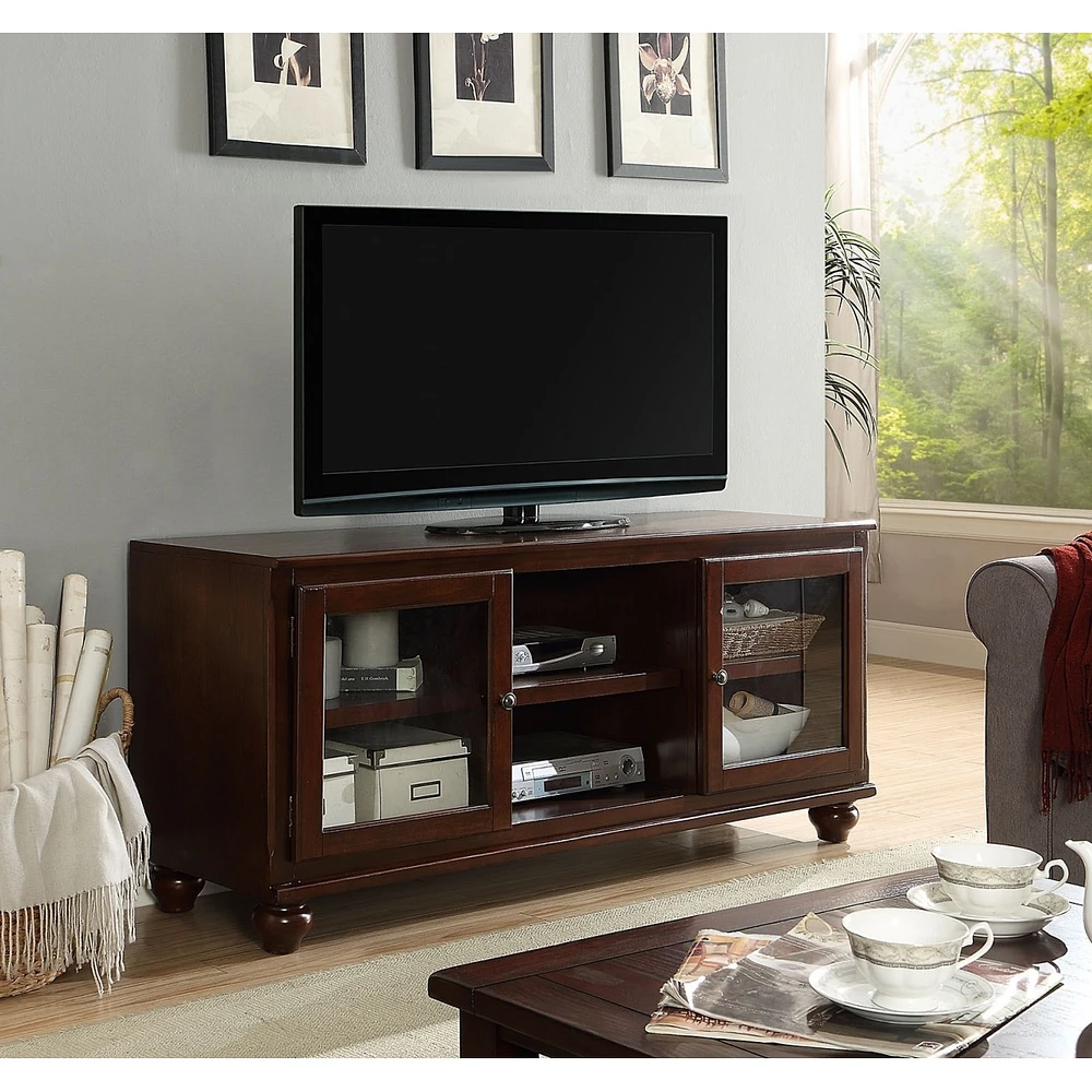 Simplie Fun Dita Tv Stand in Walnut